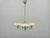 Art Deco Chandelier from Napako in Chrome & Marble Glass, 1930s For Sale - Image 3 of 15