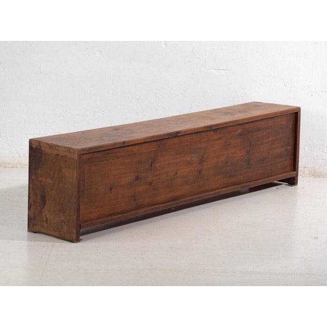 Antique Pine Low Gansu Sideboard from Amaru For Sale - Image 11 of 12