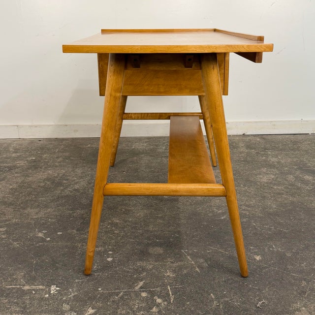 Champagne Restored Edmund Spence Swedish Writing Desk For Sale - Image 8 of 12