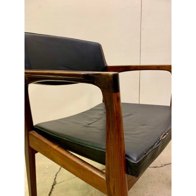 Wood 1960s Danish Rosewood Armchair For Sale - Image 7 of 18