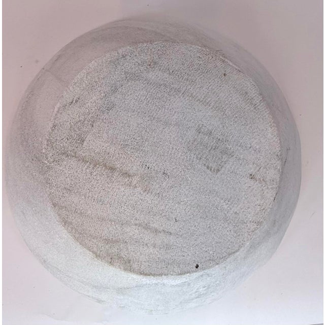 Traditional Traditional 12” Marble Dough Bowl For Sale - Image 3 of 4