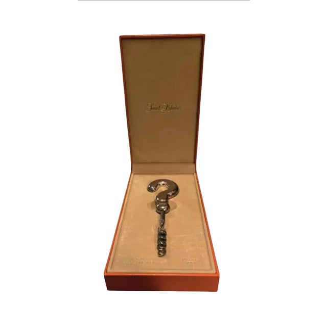Metal Vintage French Saint Hilaire Paris Question Mark Corkscrew For Sale - Image 7 of 7