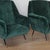 Green Mid-Century Italian Lounge Chairs, 1950s, Set of 2 For Sale - Image 8 of 9