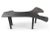 Contemporary Hand Chiseled Black One Slab Bar or Console Table For Sale - Image 3 of 12
