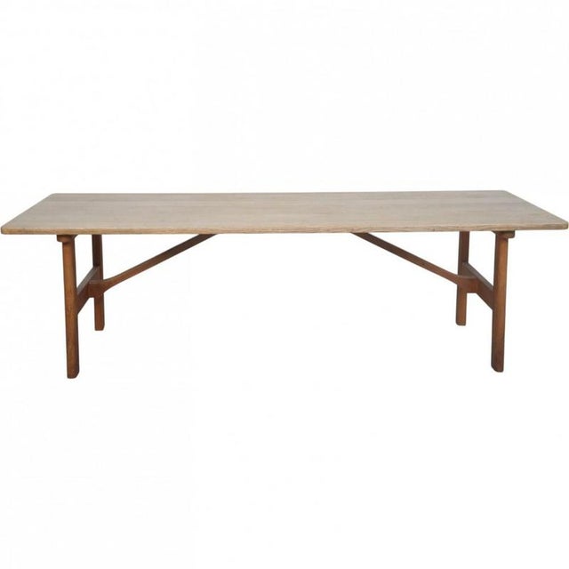 Vintage Coffee Table in Oak by Børge Mogensen, 1960s For Sale - Image 9 of 18