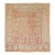 Early 20th Century Antique Zabihi Collection Turkish Oushak Worn Square Rug - 10'6" x 11' For Sale