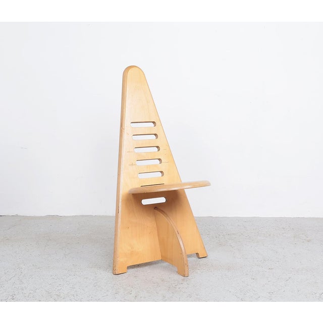 Brown Lundi-Sit Adjustable Wooden Chairs, 1980s, Set of 2 For Sale - Image 8 of 15