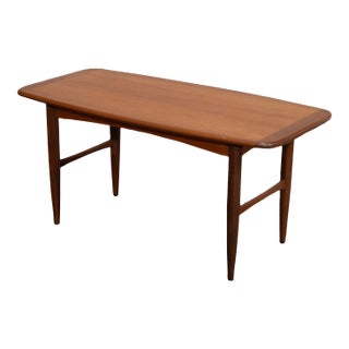 Mid-Century Modern Swedish Teak Coffee Table For Sale