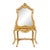 Mid 20thC French Louis XVI Rococo Gold Console Table With Mirror - Set of 2 Pc For Sale