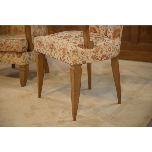 Bridge Armchairs by Jules Leleu, 1930s, Set of 3 For Sale - Image 11 of 17