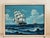 t.j. Lee Marine Seascape Oil Painting Tall Ships Ocean Waves Nautical Framed For Sale - Image 9 of 13