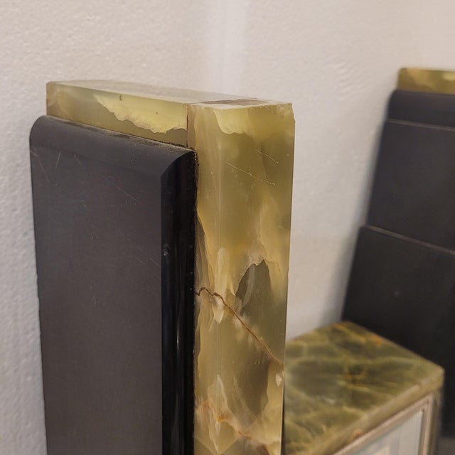 Art Deco Ato Table Clock in Marble and Onyx, 1930s For Sale - Image 14 of 18