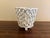 White Vintage French Country Reticulated Porcelain Rope-Form Cachepot, Circa 1960s For Sale - Image 8 of 14