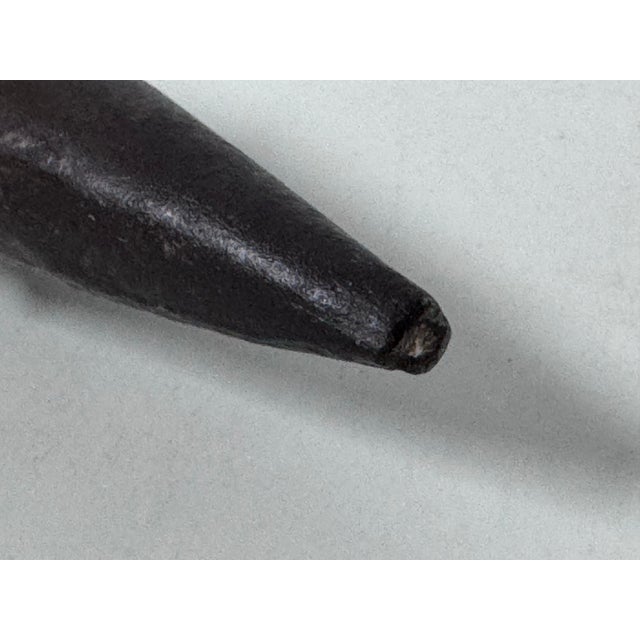 Hand Carved Afghanistan Wood + Mother of Pearl Inlaid Walking Stick For Sale - Image 9 of 12