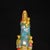 Late 20th Century Cloisonne Gilt Guanyin Sculpture With Children on Lotus Base For Sale In Los Angeles - Image 6 of 9