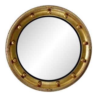 Friedman Brothers Bayshore Mirror in Classic Gold - 42" For Sale