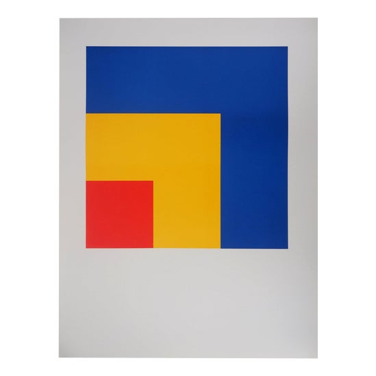 Ellsworth Kelly, Red, Yellow and Blue, Color Lithograph For Sale