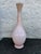 Empoli Vintage Empoli Glass Vase Pink White Case Long Neck Genie Bottle Decanter 18” For Sale - Image 4 of 4