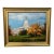 Late 20th Century The Capital Original Oil on Canvas Signed on the Bottom, Framed For Sale
