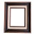 Vintage Wood Picture Frame With Linen Liner & Non-Glare Glass For Sale