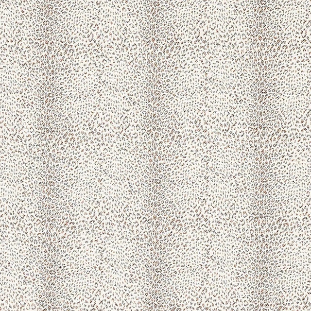 Schumacher Mini Leopard Outdoor Fabric in Brown For Sale