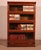 Elegant Globe Wernicke London oak bookcase from the late 19th/early 20th century, England, comprising four sections with a...