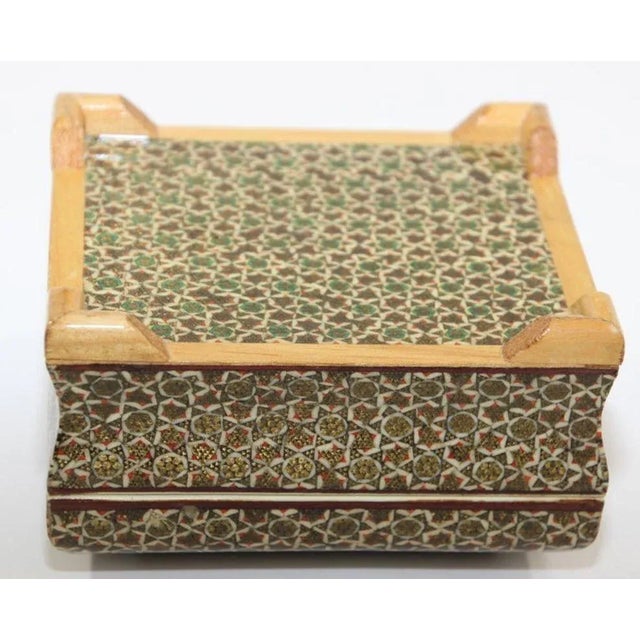 Mid 20th Century Middle Eastern Micro Mosaic Handcrafted Box For Sale - Image 9 of 13