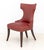 Contemporary Red Upholstered Chair and Ottoman For Sale - Image 9 of 12