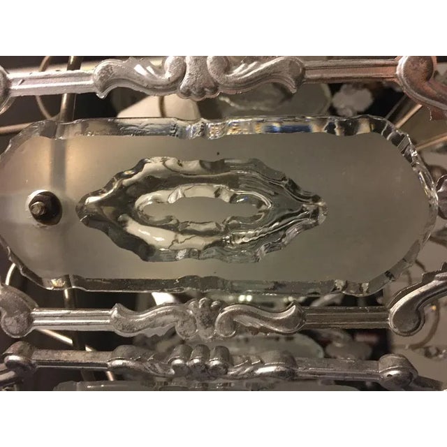 Glass Chandelier, 1970s For Sale - Image 4 of 18