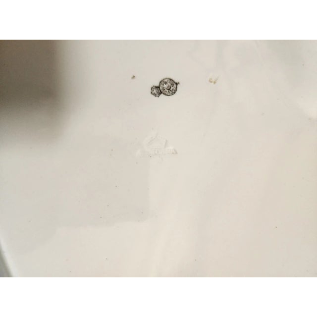 Very rare antique Royal Worcester brown ivy pattern meat platter.