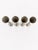 Art Deco Pewter Liquor Goblets by Just Andersen with Monogram KL, 1930s, Set of 4 For Sale - Image 6 of 8