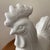 Vintage Collectible Large White Ceramic Rooster Figurine # 51/71 Signed For Sale - Image 9 of 12