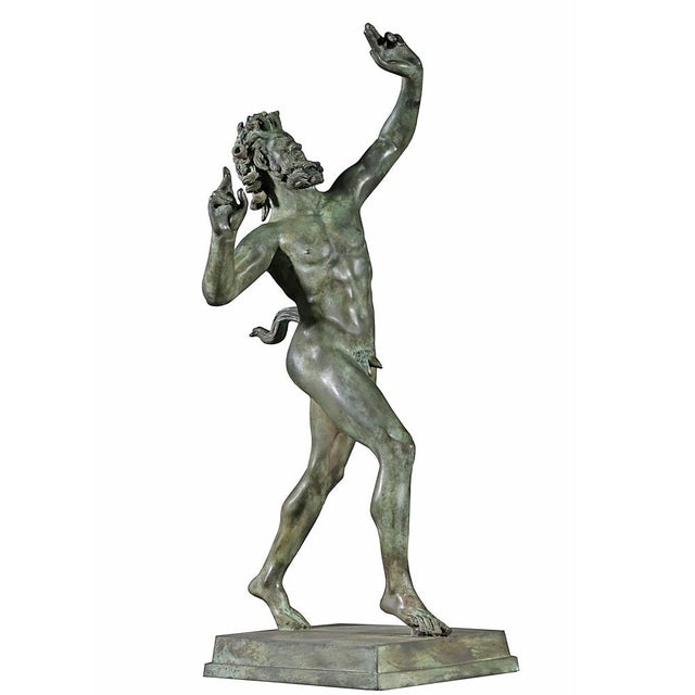 Dancing Faun, 21st Century, Bronze For Sale - Image 4 of 4