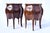 Wood Italian Burl Wood Bombe Nightstands, Breccia Marble Tops, 19th Century For Sale - Image 7 of 9