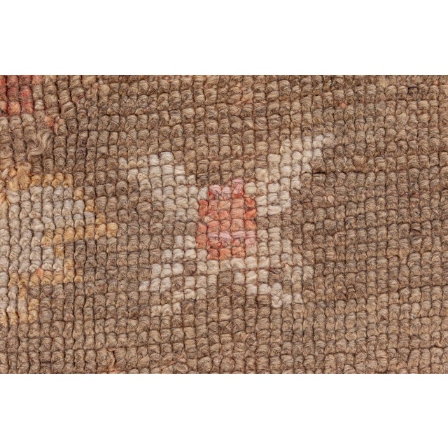 Antique Turkish Oushak Rug For Sale - Image 10 of 13
