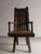 Antique Primitive Carved Oak Armchair, Belgium For Sale - Image 3 of 16