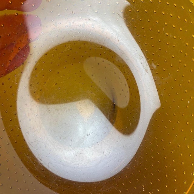 Bullicante Murano Bubble Glass Bowl, Italy, 1970s For Sale - Image 16 of 18