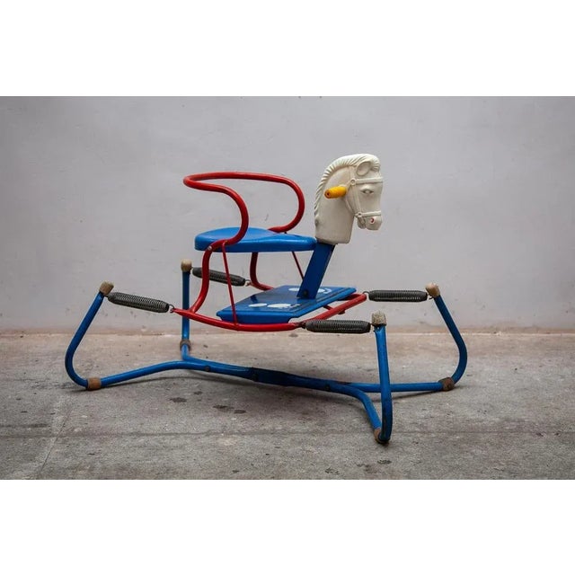 Vintage Children's Rocking Horse, 1960s For Sale - Image 3 of 10