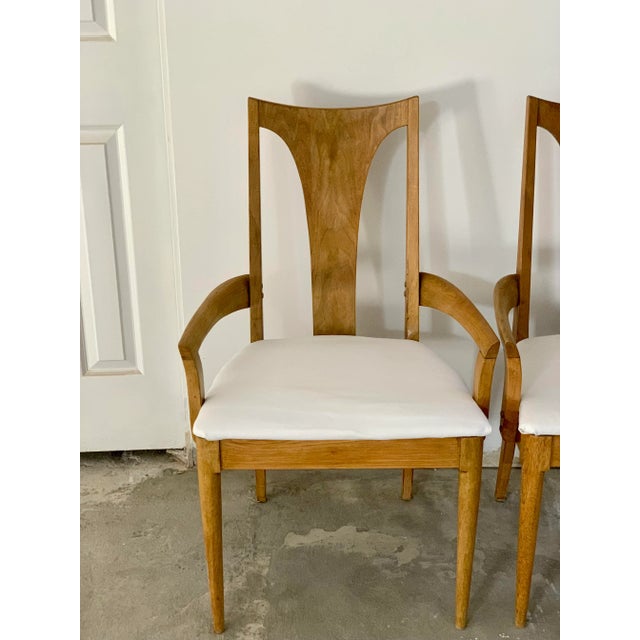 1960s Mid-Century Broyhill Brasilia Captain Dining Chairs - A Pair For Sale - Image 5 of 9