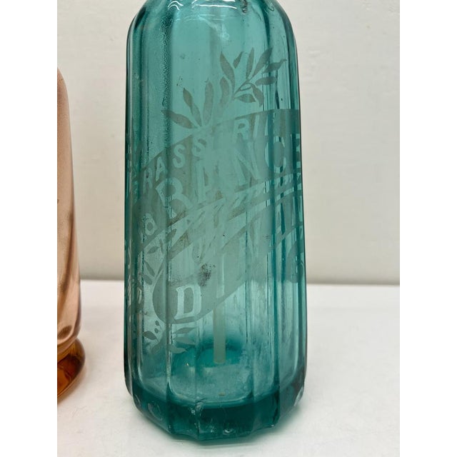 French Art Deco Soda Syphons, 1920s, Set of 2 For Sale - Image 4 of 13