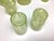 Early 20th Century Rare Northwood Opalescent Daffodil Uranium Glass Pitcher & Six Glasses Water Lemonade Set For Sale - Image 4 of 10