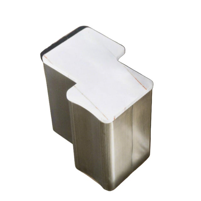 Ludie Irregular Shape Side Table with Marble Top For Sale In Los Angeles - Image 6 of 6