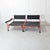 Two-Seater Sofa with Red Lacquered Tubular Structure, 1970s For Sale - Image 6 of 10