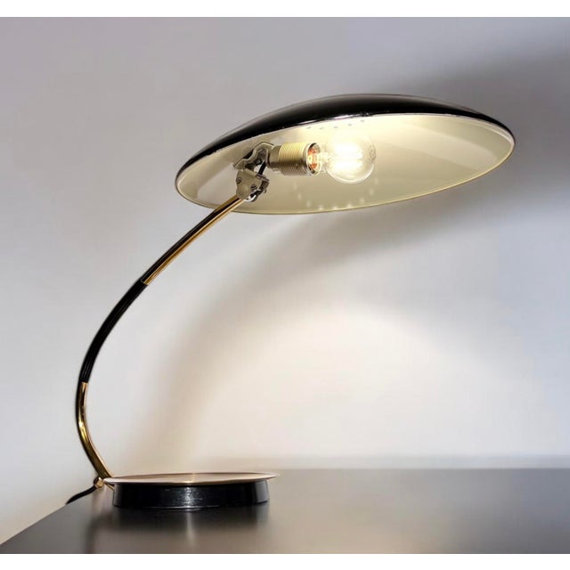 Metal Large Kaiser Idell Mod. 6787 Table Lamp by Christian Dell for Kaiser Leuchten, 1951 For Sale - Image 7 of 16