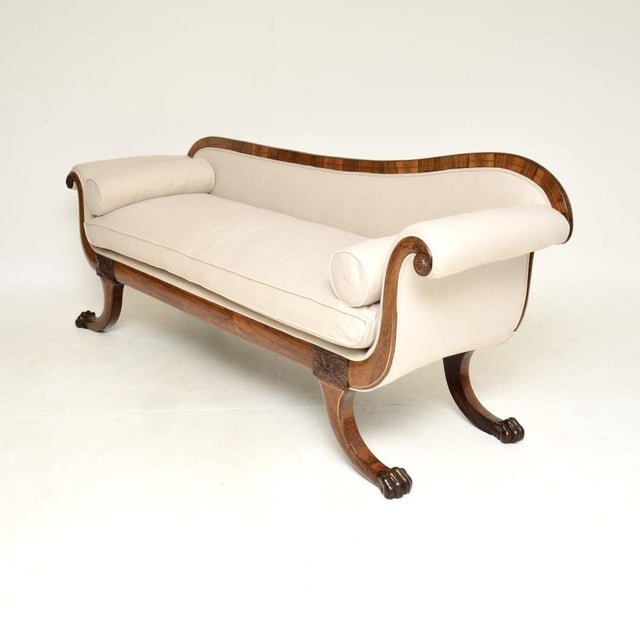 Early 19th Century Antique Regency Brass Chaise Longue, 1810s For Sale - Image 5 of 17