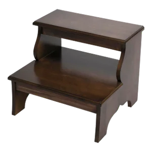 Melrose Praline Step Stool, Dark Brown