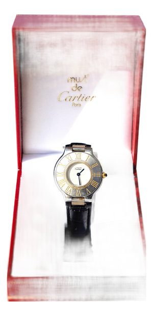 1980s Cartier Must De Cartier 21 Quartz Watch, Stainless Steel & Gold