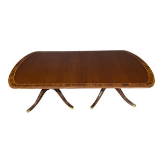 Late 20th Century Vintage Mahogany Conference Table For Sale