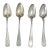 4 Gorham Etruscan Teaspoons Monogram 5.75” For Sale