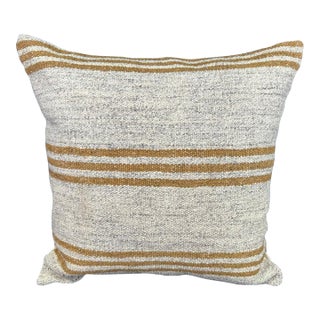 Turkish Hemp Pillow Cushion Natural Beige Brown Cushion Cover 20x20 For Sale